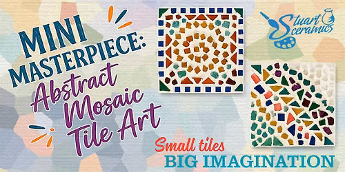 Mini Masterpiece: Abstract Mosaic Tile Art