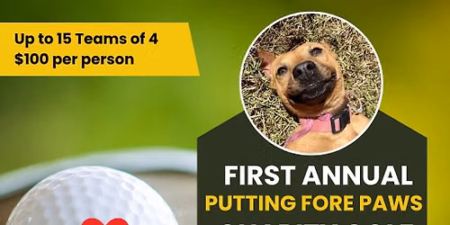Putting For Paws Charity Golf Tournament