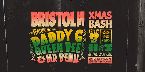 Bristol Hi-Fi Xmas Bash 2025!
