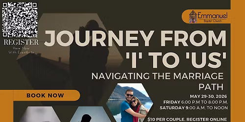A Journey From "I" to "Us": Navigating the Marriage Path.