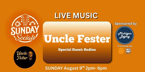 Sunday Socials Presents: Uncle Fester LIVE!