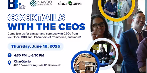Cocktails with the CEOs - A Joint BBB & Community Partner Mixer