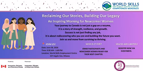 WOW Event: Building our Legacy Workshop for Newcomer Women