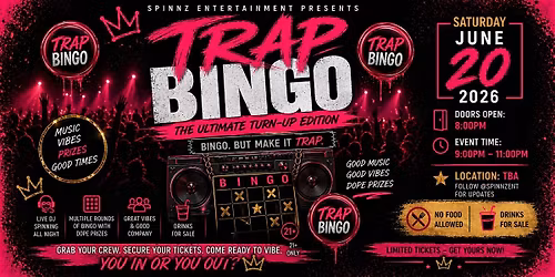 Spinnz Entertainment Trap Bingo
