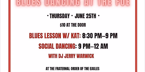 Blues Dancing at the FOE