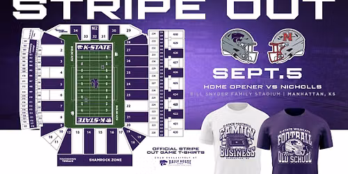 K-State Football Home Opener Stripe Out vs Nicholls