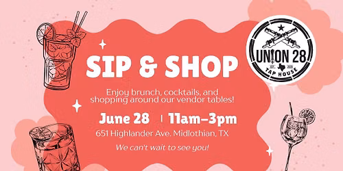 Sip & Shop at Union 28 \ud83d\udecd\ufe0f