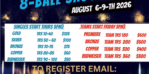 12th Annual Summer 8-Ball Shootout 