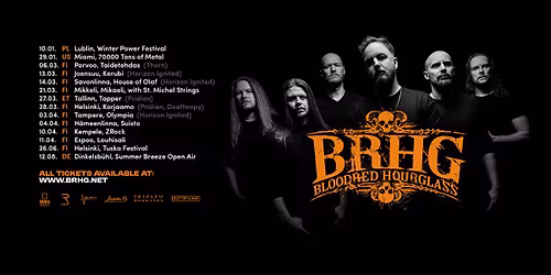 BLOODRED HOURGLASS \/\/ Louhisali, Espoo \/\/ La 11.4.2026