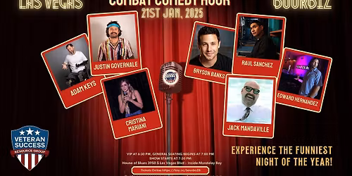 Bourbiz Las Vegas :Combat Comedy Hour 2026
