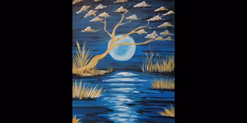 Blue Moon Paint-Night Event Gator's Shack Loxahatchee