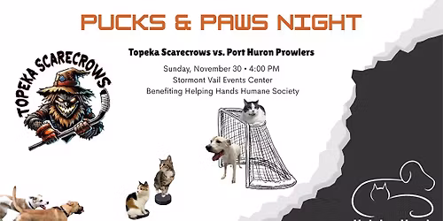 Pucks And Paws Night