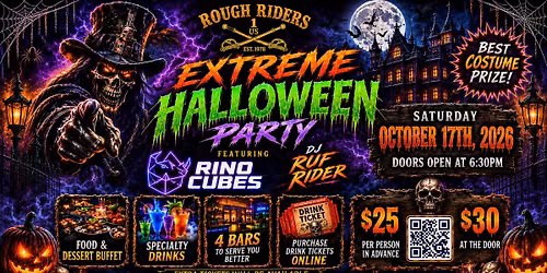 \ud83c\udf83ROUGH RIDERS EXTREME HALLOWEEN PARTY 2026\ud83d\udc80