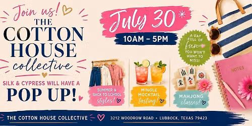 Pop Up with Silk and Cypress and East Meets Social