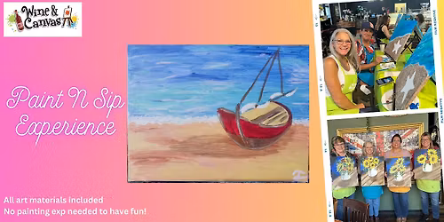 Tampa Paint and Sip - Sailboat on the Beach
