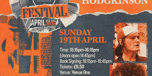 Author Event: Lawrence & Will Hodgkinson: Street-Level Superstar