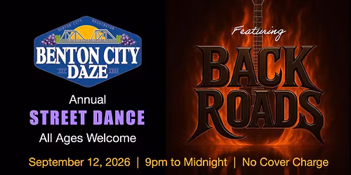 STREET DANCE - Featuring Live Music with Back Roads
