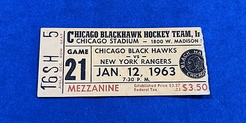 Chicago Blackhawks at New York Rangers at Madison Square Garden