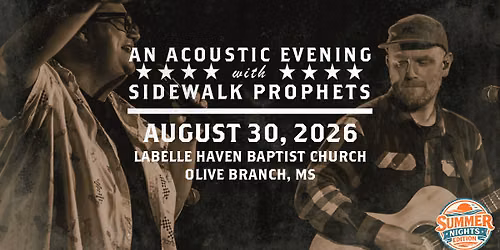 Sidewalk Prophets - Acoustic \u201cSummer Nights\u201d 2026 