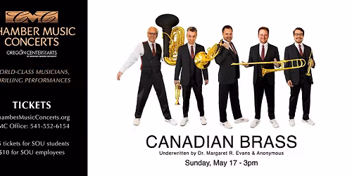 Canadian Brass Presented by Chamber Music Concerts \u2013 Matinee Series