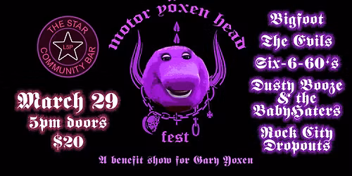 Benefit for Gary Yoxen