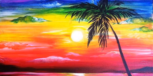 Paint and Sip: Twilight Paradise