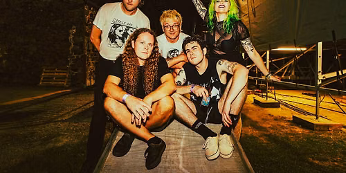 FRANKIE AND THE WITCH FINGERS, with HAMMERED HULLS and GARBAGE GREEK