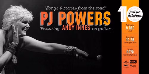PJ Powers - Songs & Stories from the road Ft Andy Innes on guitar