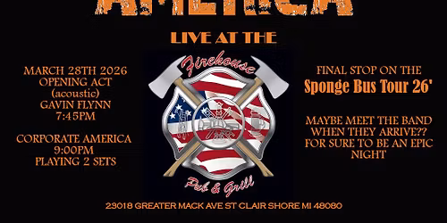 Live at The Firehouse Pub & Grill, St Clair Shores MI