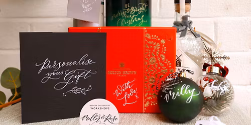 Calligraphy Gift Personalisation at Stringers Lytham