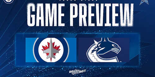 Vancouver Canucks at Winnipeg Jets at Canada Life Centre