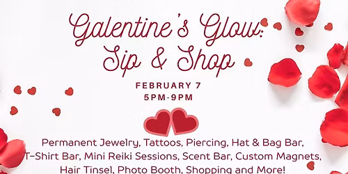 Valentine's Glow Sip and Shop