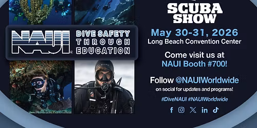 NAUI @ Scuba Show 2026 in Long Beach!