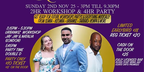 \u26f1KIZUMBRELLA\u2602\ufe0f2HR WORKSHOP & 4HR PARTY NOVEMBER \u2602\u26f1