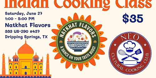 Indian Cooking Class at Natkhat Flavors Restaurant