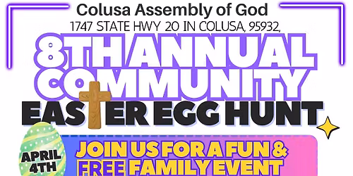 8th Annual Community Easter Egg hunt!