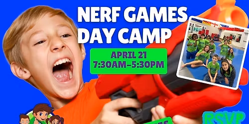Nerf Games Day Camp