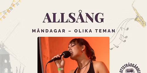 Alls\u00e5ng p\u00e5 Slottstr\u00e4dg\u00e5rdens Kaf\u00e9 - Tema: Svenska favoriter