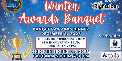 December Partnership Winter Awards Banquet 2026