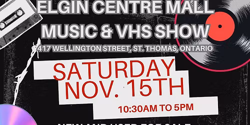 Elgin Centre Mall Music & VHS show