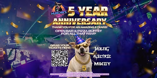 4\/30 MUNCHIE'S 5 YEAR ANNIVERSARY @ MUNCHIE'S FORT LAUDERDALE