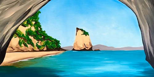 Paint and Wine Night in Hobsonville, Auckland - Cathedral Cove