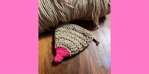 Sisters, not Twins: Boobie crochet scarf workshop
