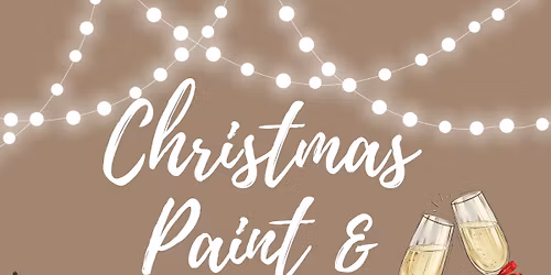 Christmas Paint & Sip Brunch \ud83c\udfa8\ud83c\udf84\ud83c\udf7e