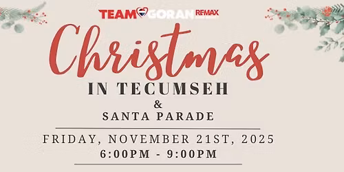 Christmas in Tecumseh 2025