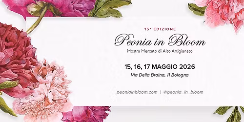 Peonia in Bloom 2026 - Mostra Mercato