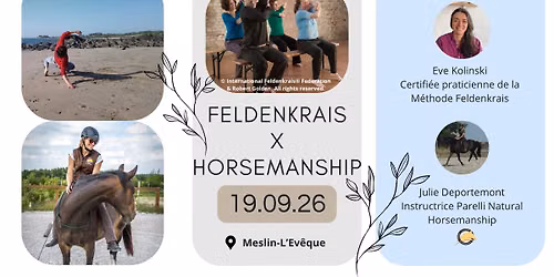 Conscience et clart\u00e9 du language corporel avec le cheval : Feldenkrais x Horsemanship