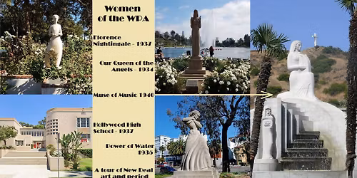 Women of the WPA - 15.6 miles statues architecture in 3 parts