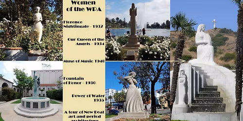 Women of the WPA - 15.25 miles statues architecture in 3 parts