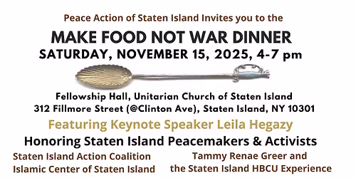 Make Food Not War Dinner